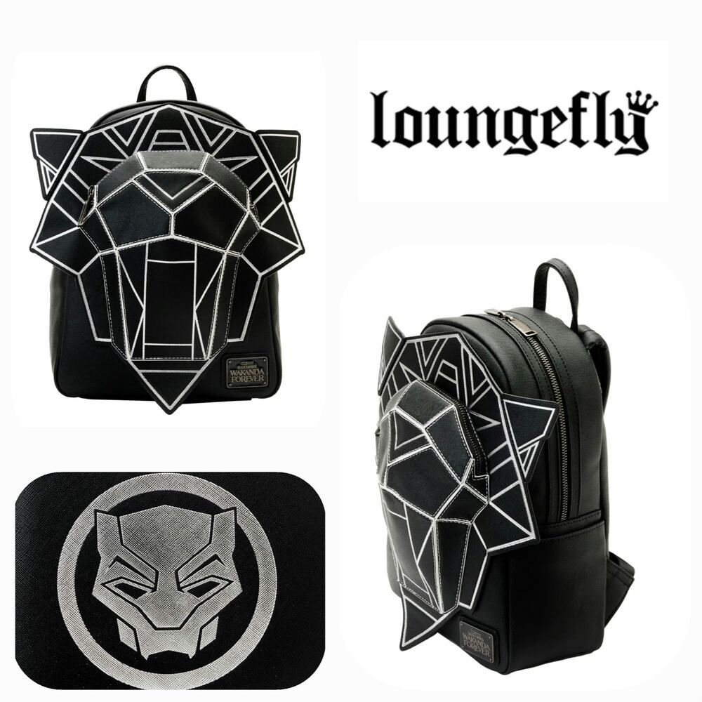 Loungefly Marvel Black Panther Wakanda Forever Figural Mini Backpack NWT